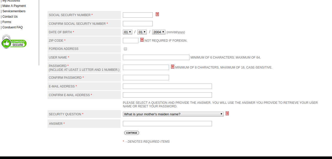 Conduent Borrower Register