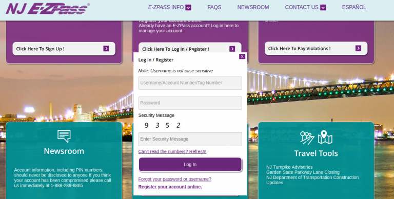 Www ezpassnj The New Jersey E ZPass Payment