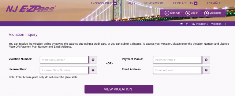 Www ezpassnj The New Jersey E ZPass Payment