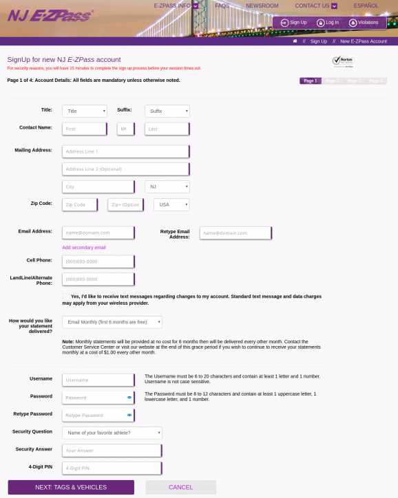 Www ezpassnj The New Jersey E ZPass Payment