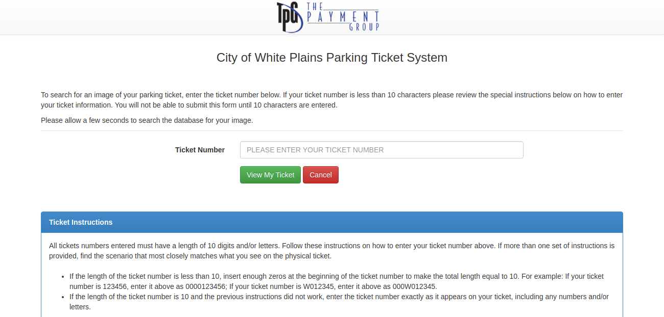 Parking TicketView