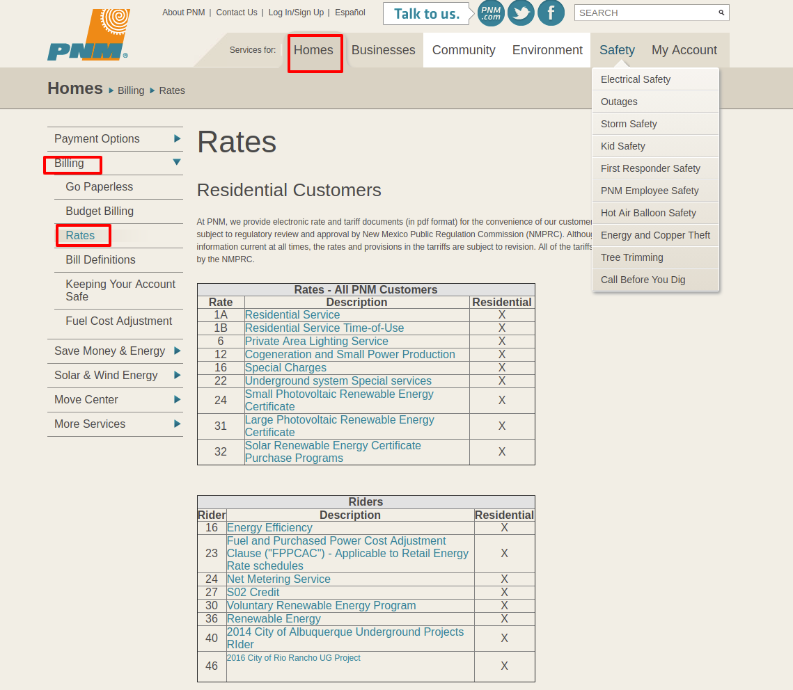 Rates