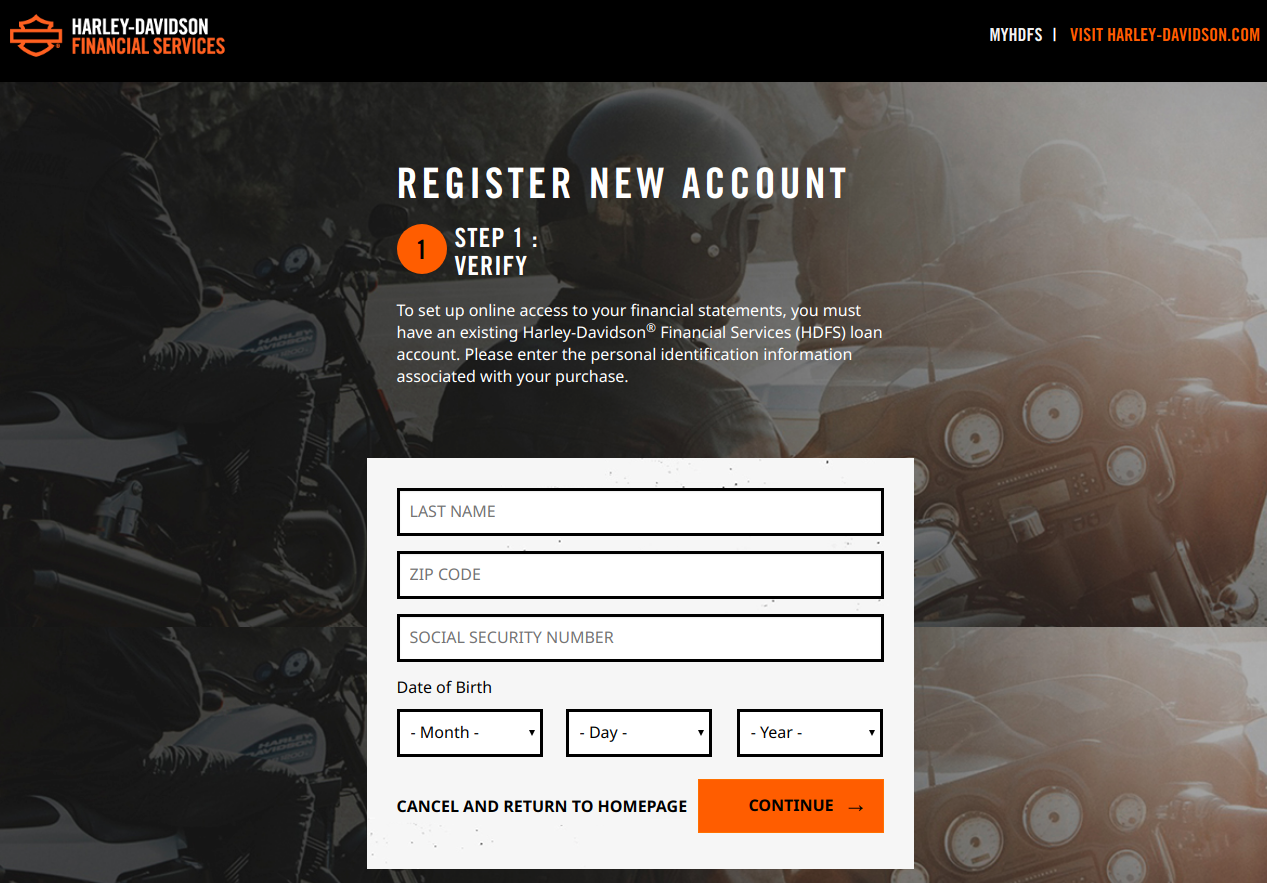 Register New Account Verify
