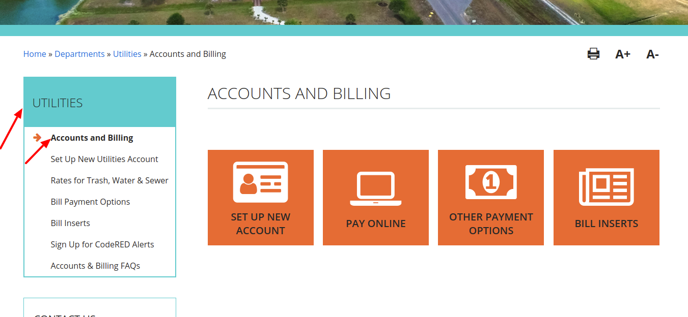 Accounts and Billing