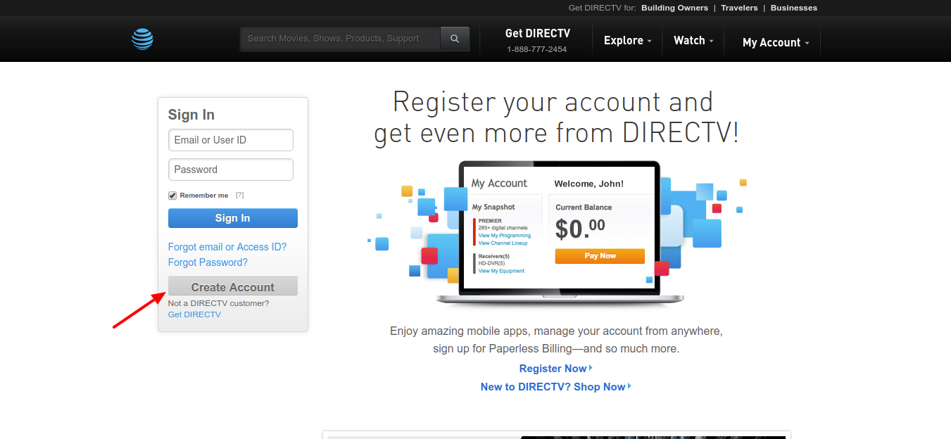 How To Pay The DirecTv Bill Online