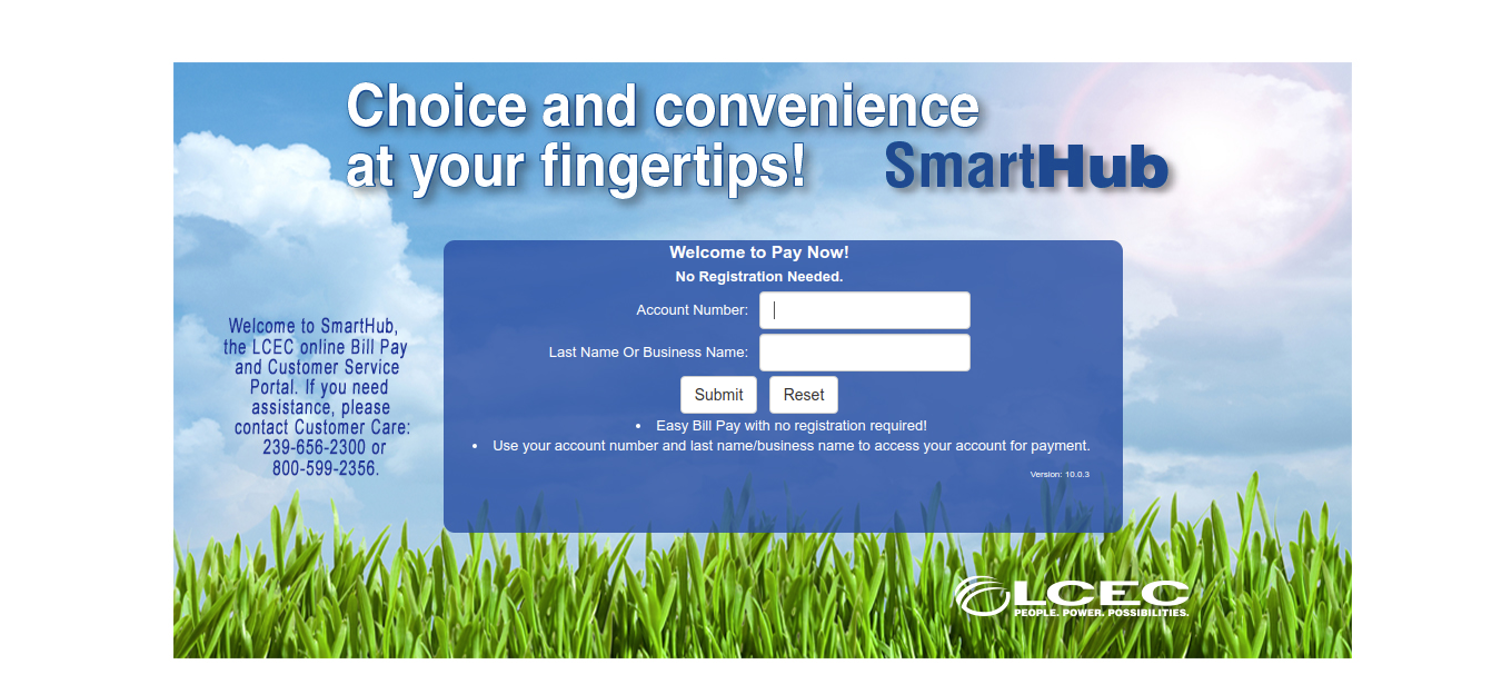 LCEC Pay Now Login