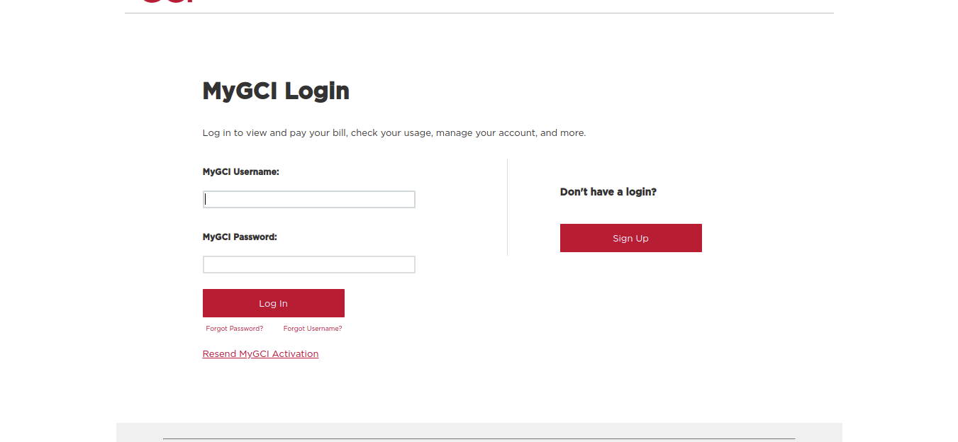 MyGCI Login