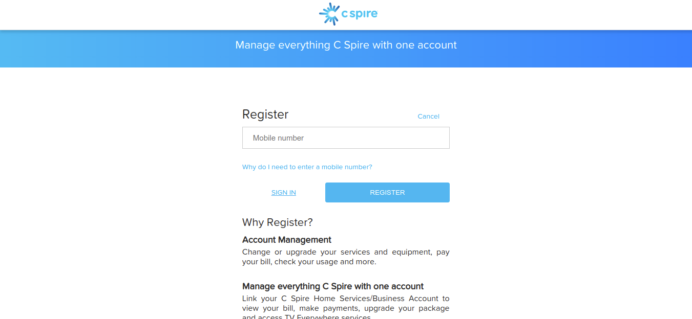 Register In C Spire