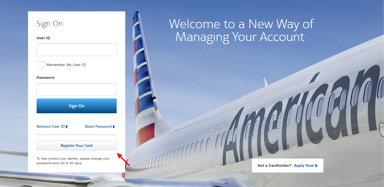 American Airlines Credit Card Sign On