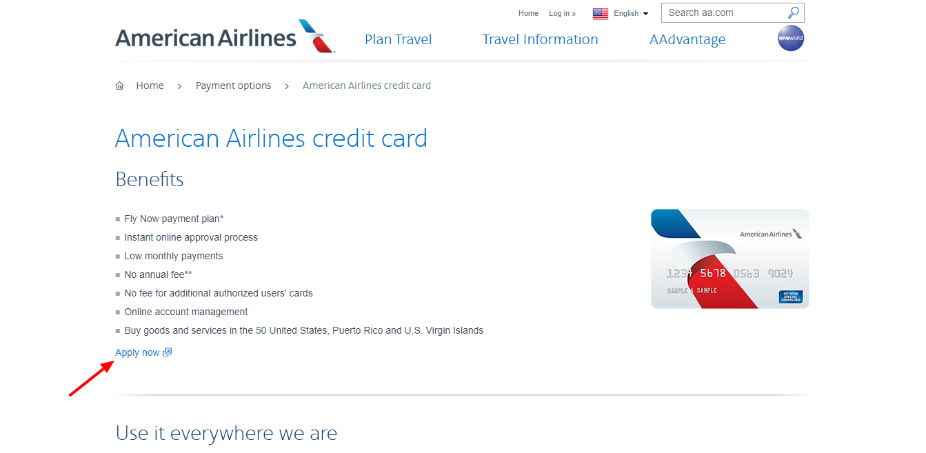 American Airlines Credit Card − Customer service − American Airlines