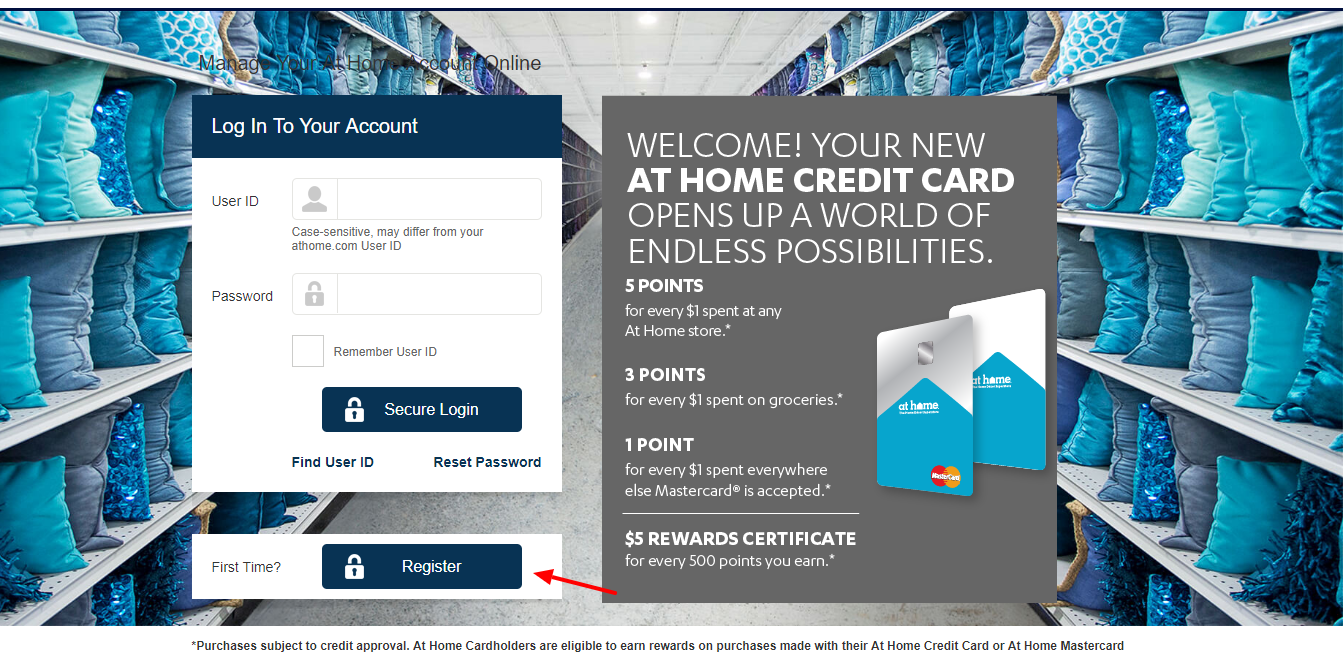 Manage Your At Home Credit Card Account