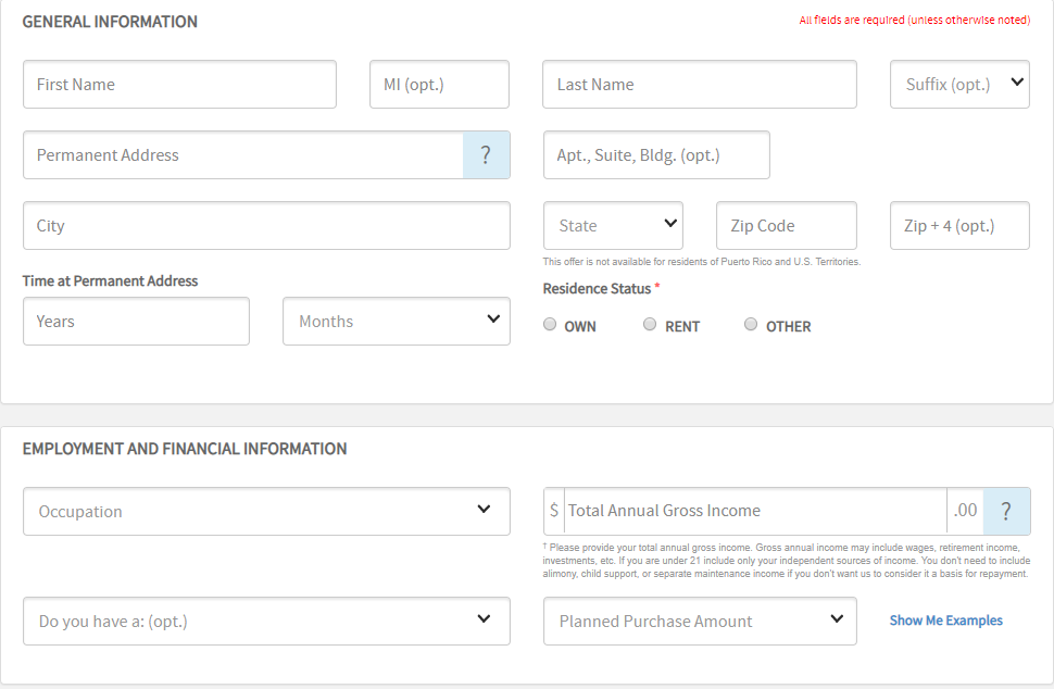 Secure Credit Card Application Barclays