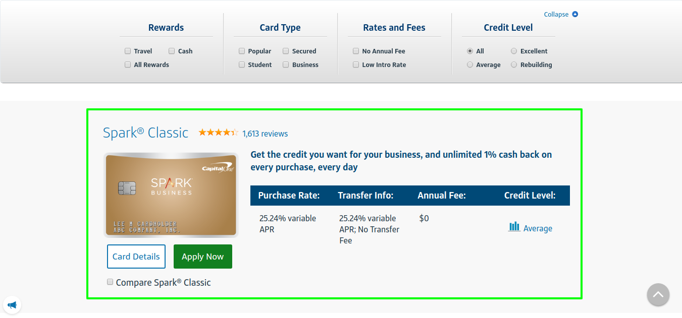 Compare Credit Cards & Apply Online _ Capital One