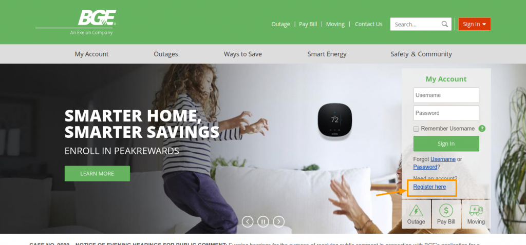baltimore gas and electric bill pay