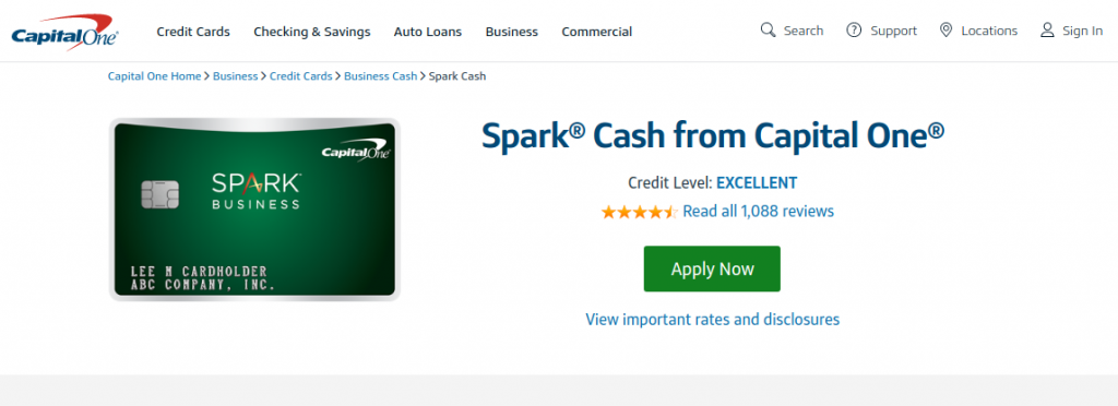 Spark Cash Credit Card Logo
