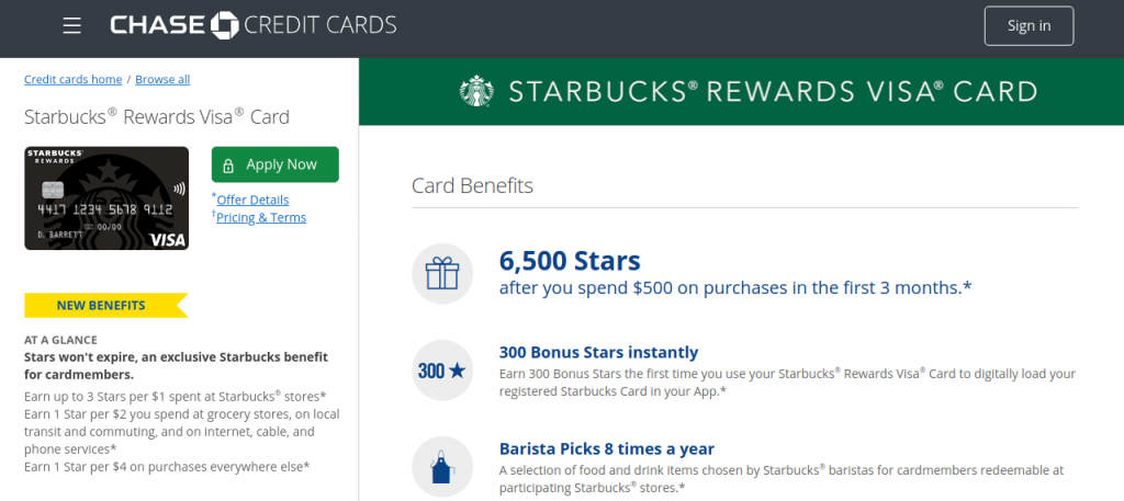 Starbucks Rewards Credit Card Logo
