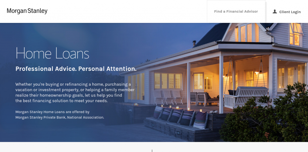 Home Loans Morgan Stanley Logo