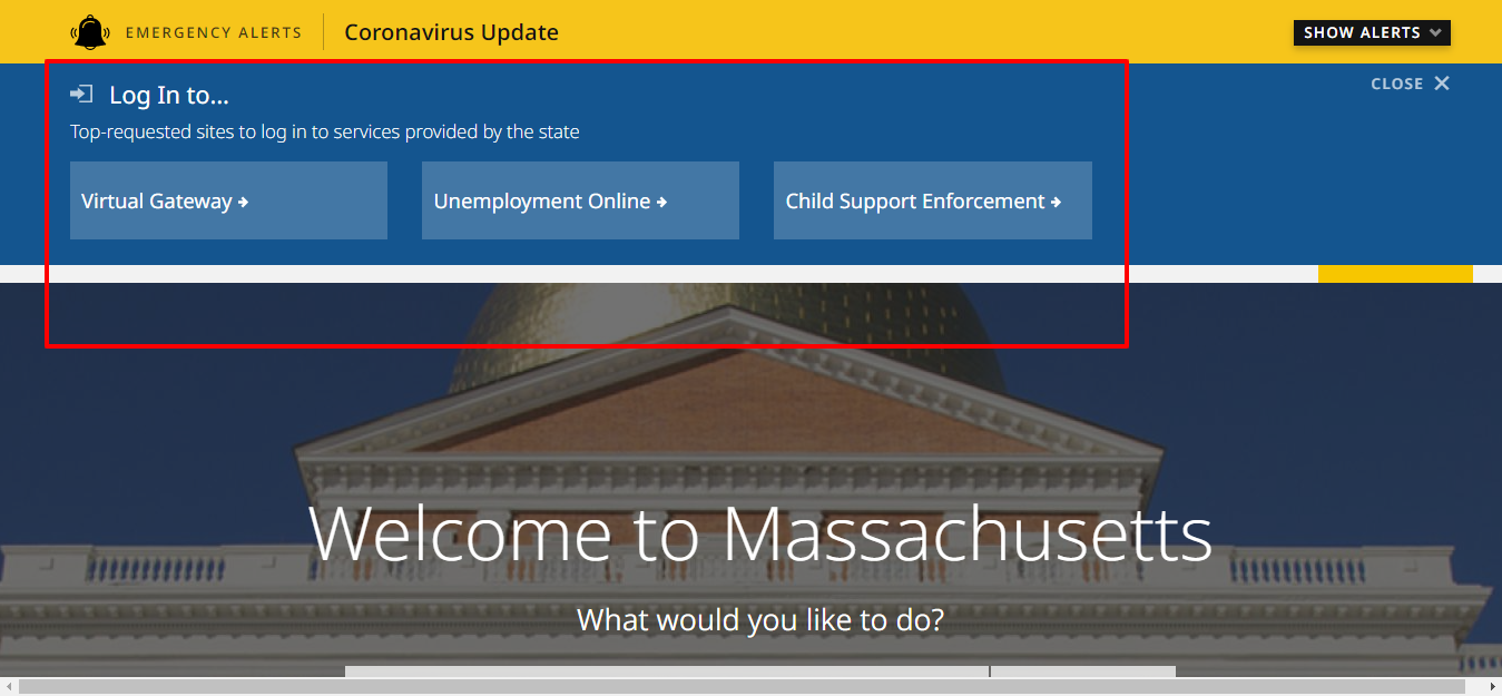 Mass gov login