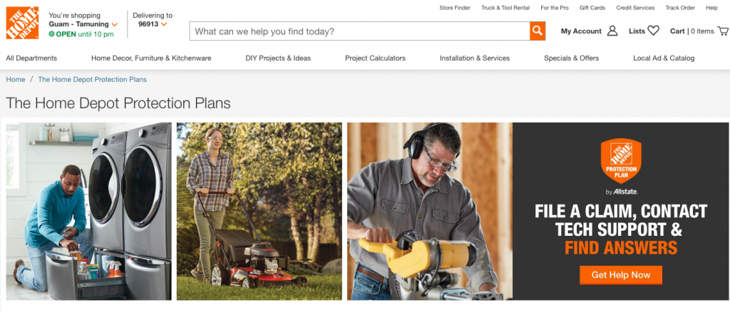 Home Depot Protection Plans