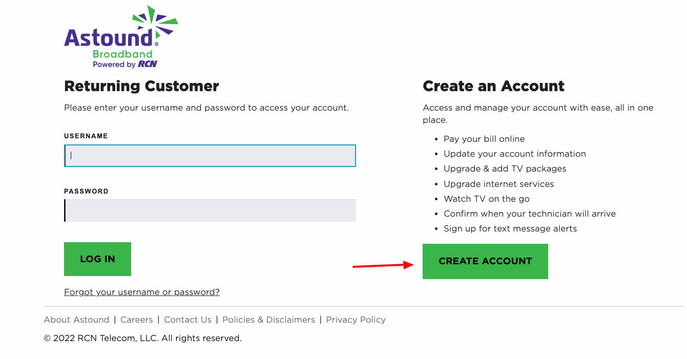 Rcn Bill Pay Online